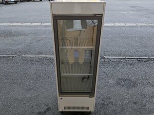 サンデン 冷蔵ショーケース MUS-W70XE W50 D40 H148cm 冷蔵庫 小型 スリム 2014年製 中古 動作確認済み 店舗 飲食 業務用