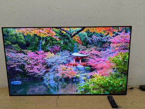 モデルハウス展示品 SONY ソニー BRAVIA ブラビア 55インチ 4K 液晶テレビ KJ-55X9000E 壁掛け仕様 2018年製 アンドロイドTV 無線LAN内蔵