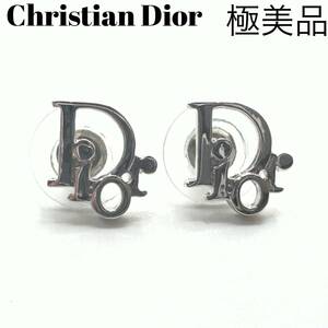 Christian Dior クリスチャンディオール ピアス ロゴ シルバー レディース メンズ