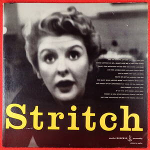 1円開始★神洗浄【家宝級レア★奇跡の美品+プロモ白ラベル★US完オリ DOLPHIN MONO】★ELAINE STRITCH/STRITCH★美女優の幻1st LP 最高音質