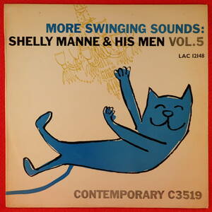 送料無料★神洗浄【家宝級レア★デッドストック極美品+マト1★UKオリジナル★VOGUE★MONO】★SHELLY MANNE & HIS MEN/more swinging sounds