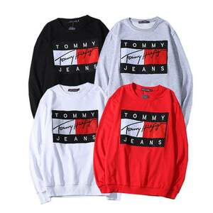 tr-TOMMY-Wt-XXL トミーヒルフィガー TOMMY HILFIGER 刺繍 ロゴ スウェット トレーナー USサイズ ビー系 ヒップホップ 秋冬トップス