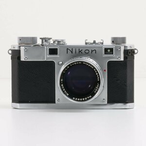 1円～ Nikon ニコン レンジファインダー NIPPON KOGAKU　/　NIKKOR-S.C 1.4 5cm　【動作未確認品】