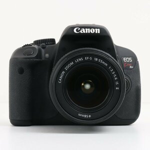 1円～ Canon キヤノン デジタル一眼レフカメラ EOS Kiss X6i　レンズ2点セット　【電源ONのみ確認】