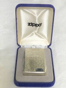 ZIPPO ジッポー ジッポライター オイルライター スターリングシルバー STERLING 未使用品　2004年製　ハンマートーン　純銀　未開封品