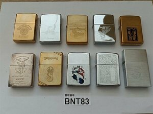 BNT83　ライター　喫煙具　Zippo　おまとめ10点　HAWAII　シンガポール　など　※着火未確認・現状渡し