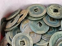 BDF68　世界のコイン　古銭　穴銭　日本　寛永通宝　状態の悪いものを含む_画像2