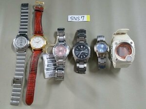 SNS7　時計　腕時計　ジャンク品　部品取り　CASIO カシオ EDIFICE エディフィス　LINEAGE など　おまとめ