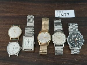 UNT7　時計　腕時計　部品取り　ジャンク品　おまとめ　SEIKO　CITIZEN　WENGER　など