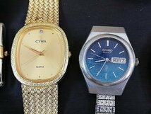 TNFO37　腕時計　部品取り　ジャンク品　おまとめ6点　LONGINES　YSL　CYMA　など_画像2