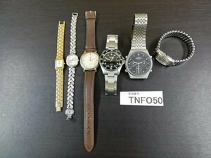 TNFO50　腕時計　部品取り　ジャンク品　おまとめ6点　CITIZENシチズン　SEIKOセイコー　など