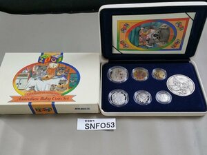 SNFO53　世界のコイン　記念カラーコイン　オーストラリア　Australian Baby Coin Set