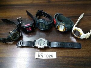 KNFO26　ジャンク品　時計　腕時計　部品取り　おまとめ6点　CASIOカシオ　G-SHOCK　Baby-G