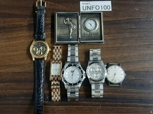 UNFO100　時計　腕時計　部品取り　ジャンク品　おまとめ　Zippo　SEIKO　CAT　SWISSMILITARY　Y‐CHIC　BENVERSACE　