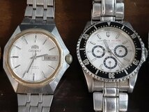 UNFO94　時計　腕時計　部品取り　ジャンク品　おまとめ　TOMONY　NIVADA　ORIENT　SEIKO　BULOVA　など_画像2