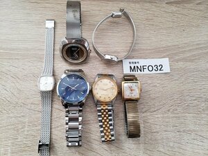 MNFO32　時計　腕時計　部品取り　ジャンク品　おまとめ　CALVINKLEIN　BORUGA　NIVADA　RICOH　など