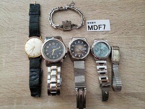 MDF7　ジャンク品　時計　腕時計　おまとめ　部品取り　CITIZEN　ORIENT　CYMA　SEIKO　RICOH　