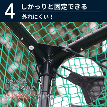 ゴルフ 練習 ネット 3M×3M×3M ゴルフマット 150CM×100CM セット 大 ゴルフネット 大型 練習器具 マット 緩衝材なし　1_画像8