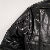 ジュンヤ ワタナベ×VANSON コムデギャルソン ライダース レザージャケット Mサイズ ブラック 黒 本革 COMME des GARCONS　WT-J003_画像6