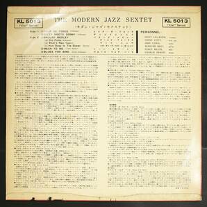 【国内最初期盤LP】モダン・ジャズ・セクステット/S.T(並品,ペラ,FLAT,UKメタル,Modern Jazz Sextet,Dizzy Gillespie,Clef)の画像2