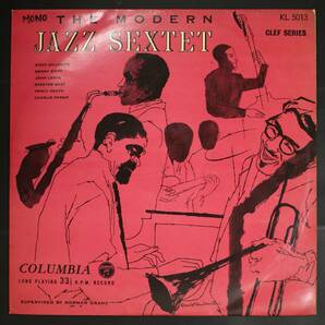 【国内最初期盤LP】モダン・ジャズ・セクステット/S.T(並品,ペラ,FLAT,UKメタル,Modern Jazz Sextet,Dizzy Gillespie,Clef)の画像1