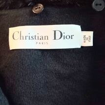 ◯◯1円〜出品◯◯Christian Dior クリスチャンディオール カシミヤコート ミンク ブラック 34size_画像5