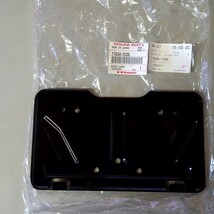 カワサキ純正 ライセンスプレート 新品 11034-1539 Z750RS Z2 Z1 Z750FX KZ650 ザッパー Z400FX Z400GP KH400 SS350 Z250FT ゼファー _画像1