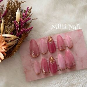 【No.1】☆デザイン配置変更可能☆ニュアンスネイルチップ ジェルネイル