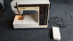 113売切 JANOME ミシン 6000 アンティークミシン ジャノメ ハンドクラフト 昭和レトロ ジャノメミシン ジャノメミシン MODEL 6000