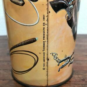 60年代ビンテージサーモス魔法瓶水筒アメリカンビンテージカウボーイサーモスメイドインUSAアメリカ製キャンプアウトドア の画像5