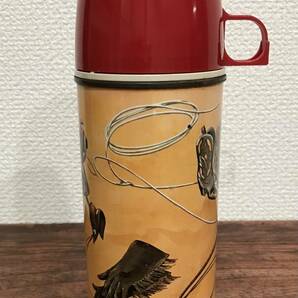 60年代ビンテージサーモス魔法瓶水筒アメリカンビンテージカウボーイサーモスメイドインUSAアメリカ製キャンプアウトドア の画像3