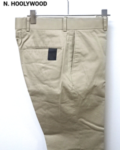 36【N.HOOLYWOOD CHINO PANTS 922-PT01 peg BEIGE ミスターハリウッド チノパンツ エヌハリウッド パンツ ベージュ】