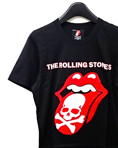 S 未使用【Theater8. casted by mastermind JAPAN The Rolling Stones Tee マスターマインド ジャパン ローリングストーンズ Tシャツ】