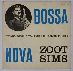 ★Zoot Sims★青盤 Recado Bossa Nova Part I-II スウェーデンCOLPIX CP-15035 (mono) 廃盤EP !!!