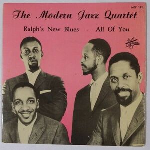 ★Modern Jazz Quartet★Ralph's New Blues スウェーデンMETRONOME MEP 182 (mono) 廃盤EP !!!