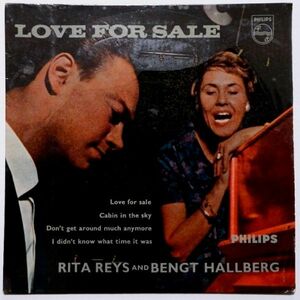 ★Rita Reys And Bengt Hallberg★Love For sale オランダPHILIPS 421 516 PE (mono) 廃盤EP !!!