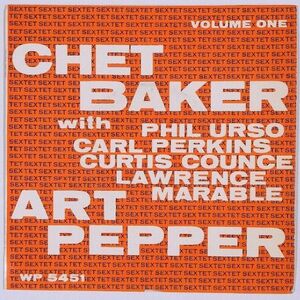 ★Chet Baker/Art Pepper Sextet★Volume One イタリアWORLD PACIFIC WP 5451 (mono) 廃盤EP !!!