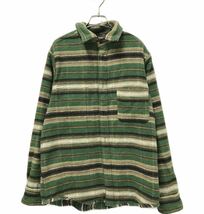 NIGEL CABOURN チェックシャツ☆送料込☆ナイジェルケーボン グリーン 緑 古着 XL_画像3