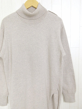 ロク ビューティーアンドユース 6 ROKU BEAUTY & YOUTH ユナイテッドアローズ ニット セーター LOOP TURTLE NECK KNIT ベージュ レディース_画像3