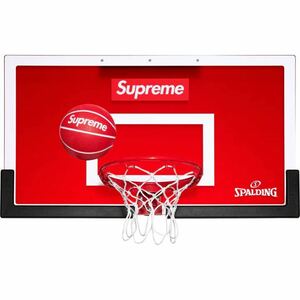 即納★新品未使用★Supreme x SPALDING MINI BASKETBALL HOOP RED★シュプリーム スポルディング ミニ バスケットボール フープ レッド★