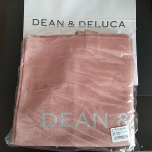 ★紙袋オマケ付き★DEAN&DELUCAチャリティートートバッグコーラル★完売品★Lサイズ★