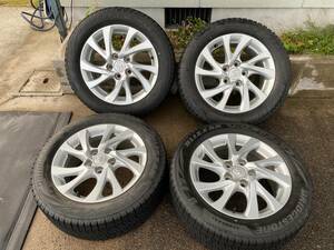 中古☆TOYOTA オーリス純正ホイール スタッドレス4本セット☆BRIDGESTONE BLIZZAK VRX2 ブリジストン ブリザック