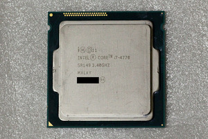 【動作確認済み】intel 第４世代CPU Core i7-4770 3.40GHz LGA1150 Haswell【ジャンク扱い】