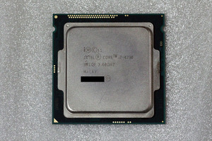 【動作確認済み】intel 第４世代CPU Core i7-4790 3.60GHz LGA1150 Haswell【ジャンク扱い】