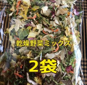 栄養満点無農薬乾燥野菜ミックス100g２袋