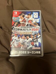 Nintendo Switch プロ野球 スピリッツ 2021 ソフト　美品売り切り　送料無料　ゲームソフト 