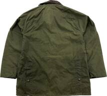 Barbour ☆ BEDALE オイルドジャケット ライナー無し オリーブ C36 91cm 秋冬 定番 必須 大人カジュアル 古着 バブアー ビデイル■B351_画像3