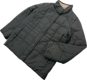 SANYO COAT ☆ スタイリッシュ◎ ダークグレー ダウンジャケット レディース 9号 秋冬 婦人 大人カジュアル サンヨーコート 三陽商会■F215