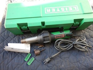 即決税0円中古保証付ライスターLEISTER熱風溶接機トリアックST 141.230 100V 最高温度700℃ 最大風量240L/min TRIAC ST