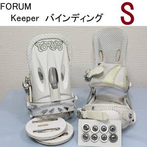 【S】FORUM Keeper ジャンク フォーラム ビンディングバインディング 4×4 3D TheChannel レディース キッズ （検：BURTON SALOMON）231114